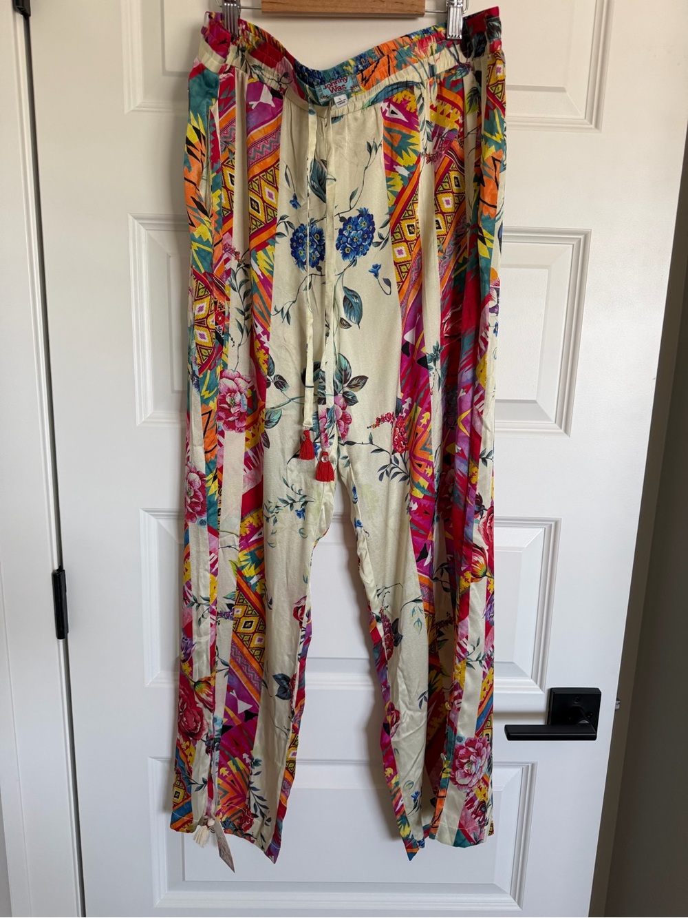 Johnny Was NwT silk palazzo pants
